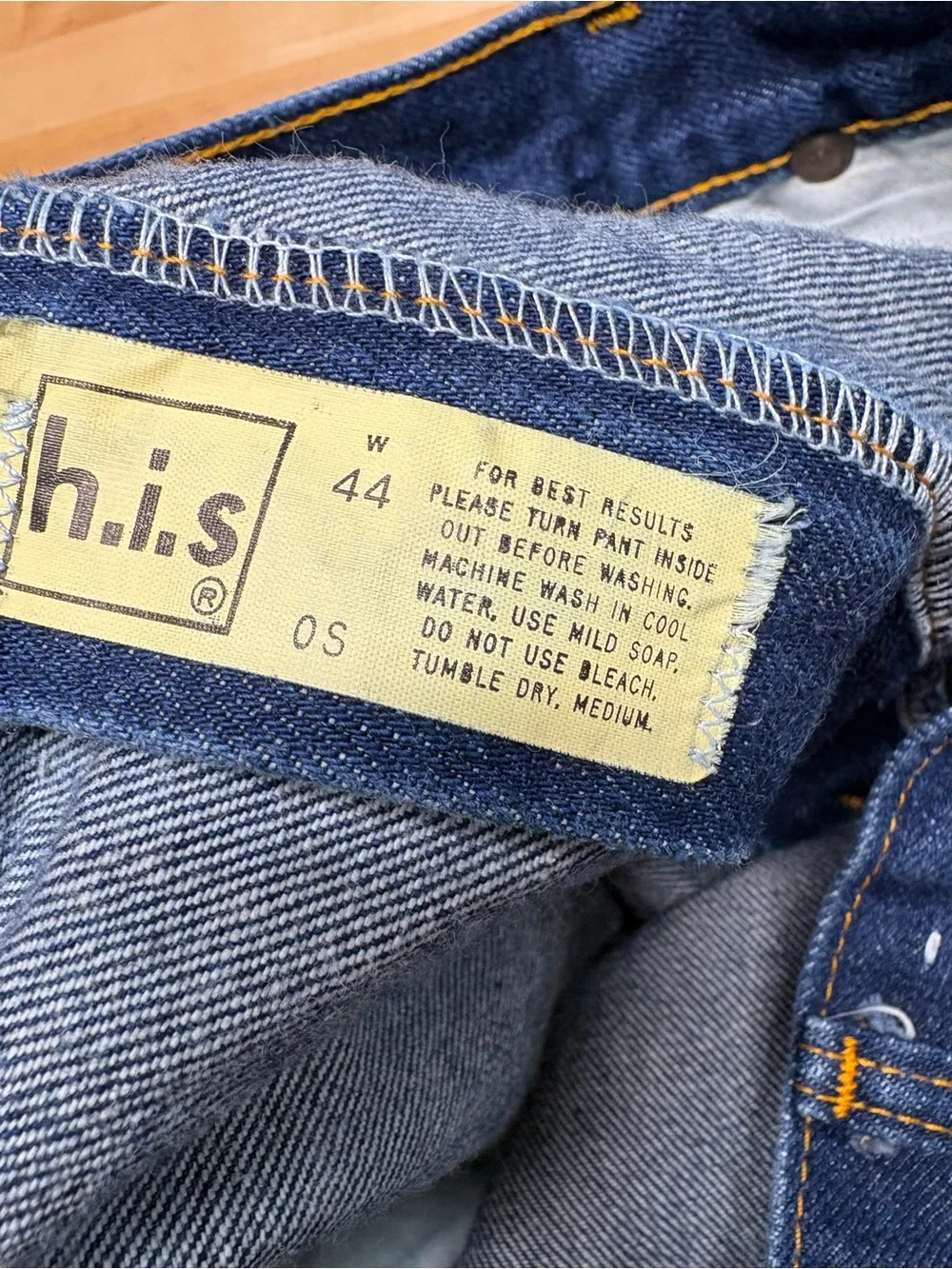 Vintage 80s Chic by h.i.s High Waisted Mom Jeans Plus Size W44 Denim